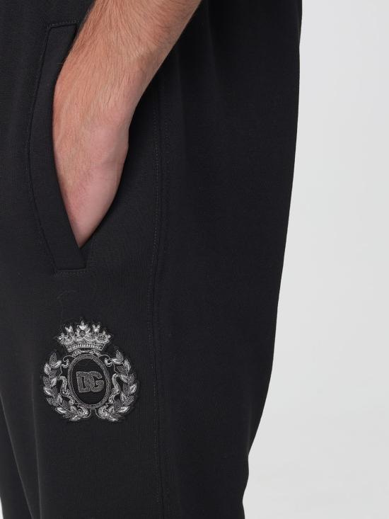 25FW 돌체앤가바나 스트레이트 팬츠 GP07TZG7PJ7 N0000 Black - DOLCE & GABBANA