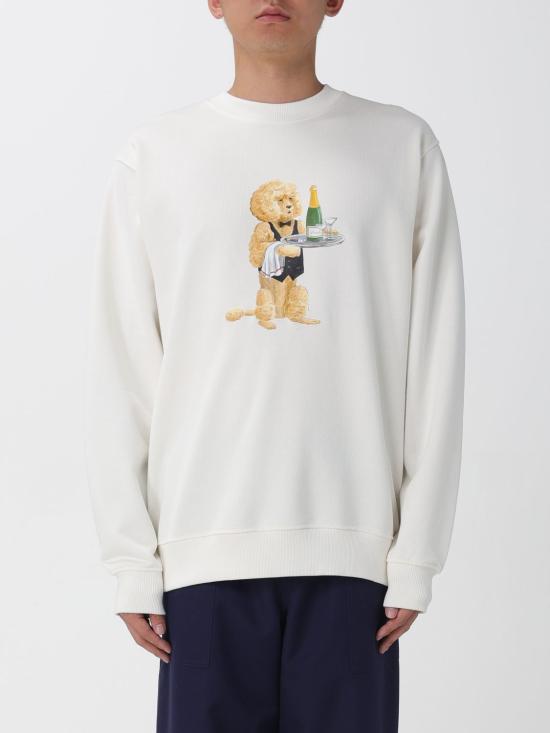 25FW 드롤드무슈 긴팔 티셔츠 SW182CO127 OW White