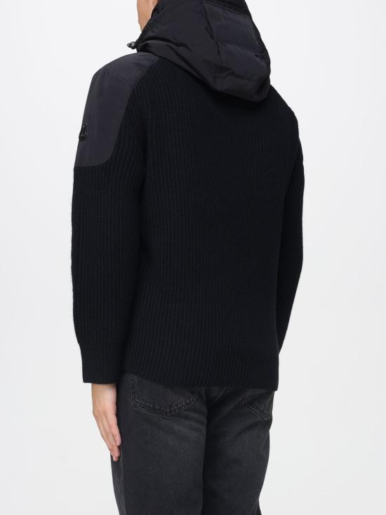 25FW 무스너클 그렌베일 패딩 집업 가디건  M35MK662 292 Black - MOOSE KNUCKLES