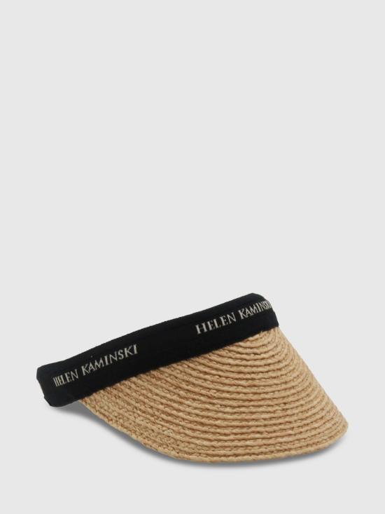 25FW 헬렌카민스키 버킷햇 HAT52204 Natural Black Logo - HELEN KAMINSKI