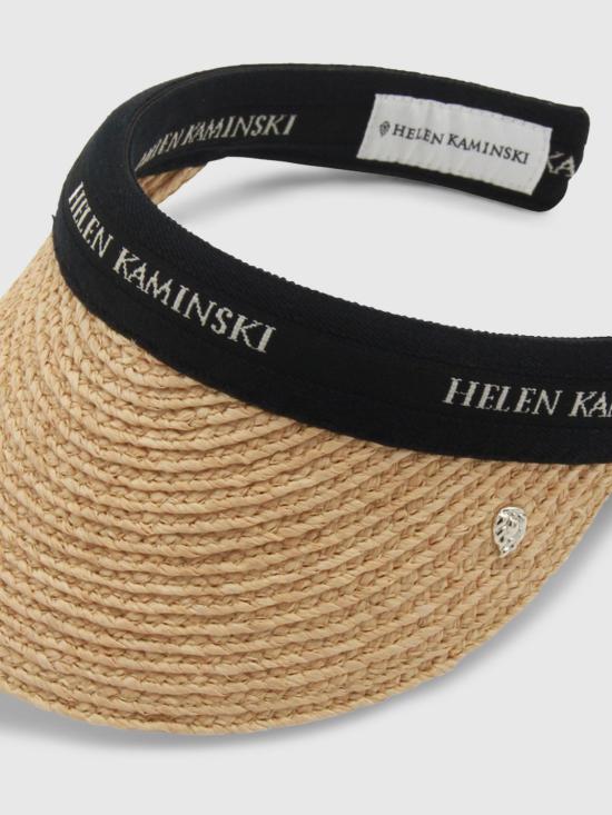 25FW 헬렌카민스키 버킷햇 HAT52204 Natural Black Logo - HELEN KAMINSKI