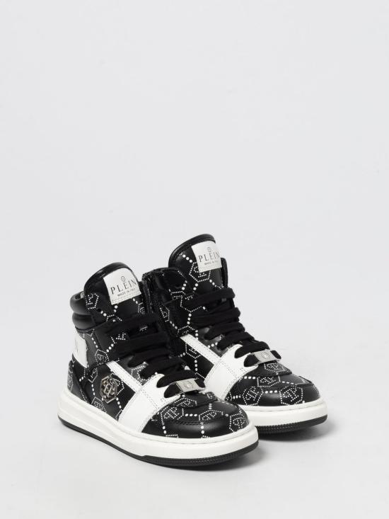 25FW [키즈] 필립 플레인 슈즈 81676 02 White - PHILIPP PLEIN