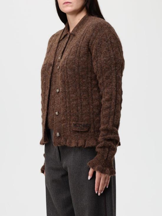 25FW 모스키노 가디건 09198203 0095 Brown - MOSCHINO