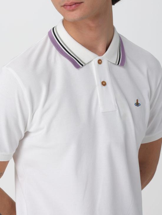 25FW 비비안웨스트우드 폴로 티셔츠 2H01000PJ0009 A401 White - VIVIENNE WESTWOOD