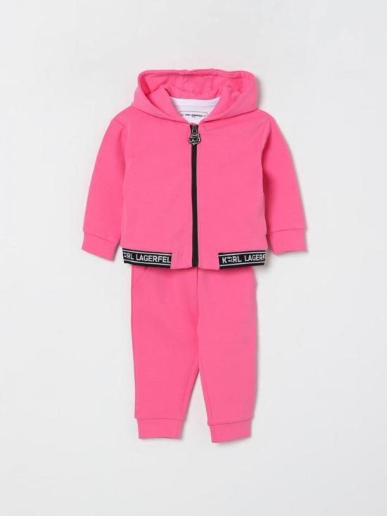 25FW [키즈] 칼라거펠트 오버롤 Z30649 4BV Pink