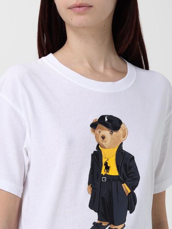 25FW 폴로 랄프로렌 반팔 티셔츠 211A87615 002 White - POLO RALPH LAUREN