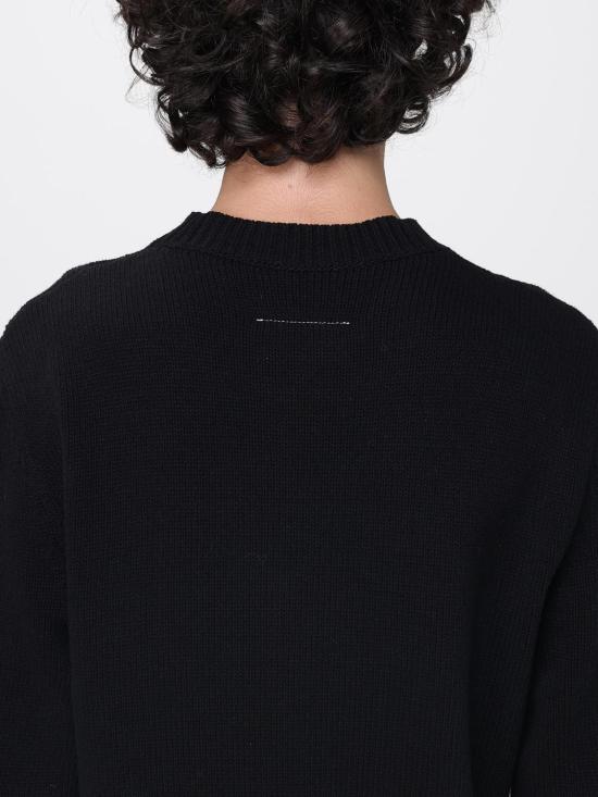 25FW MM6 메종마르지엘라 스웨터 SH2HL0026M13167 900S Black - MM6 MAISON MARGIELA
