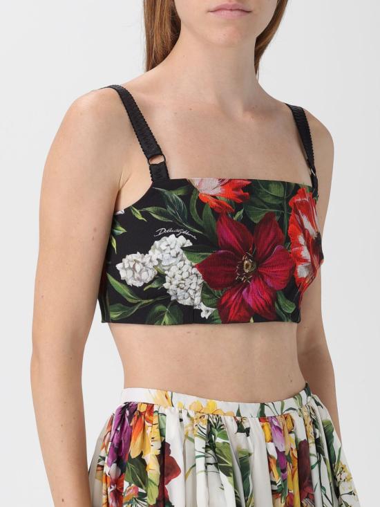 25FW 돌체앤가바나 민소매 티셔츠 F7BB6TFSRQT HN5PB Black - DOLCE & GABBANA