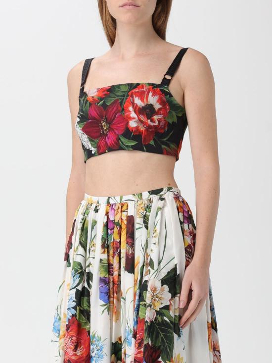 25FW 돌체앤가바나 민소매 티셔츠 F7BB6TFSRQT HN5PB Black - DOLCE & GABBANA