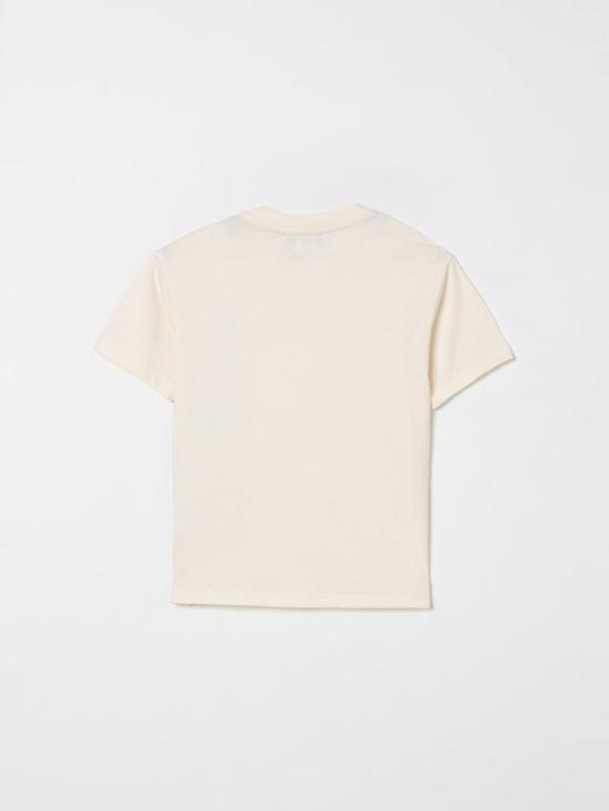 25FW [키즈] 바로우 티셔츠 F5BKJUTH050 013 Cream - BARROW