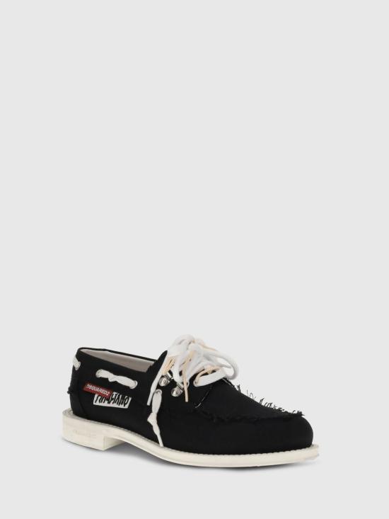 25FW 디스퀘어드2 로퍼 LUM011200300001 2124 Black - DSQUARED2