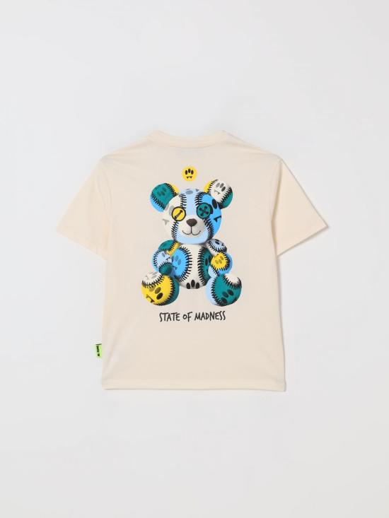 25FW [키즈] 바로우 티셔츠 F5BKJUTH077 013 Natural - BARROW