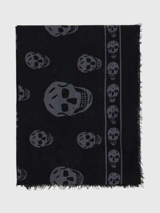 25FW 알렉산더 맥퀸 머플러/스카프 8078894943Q 1061 Black