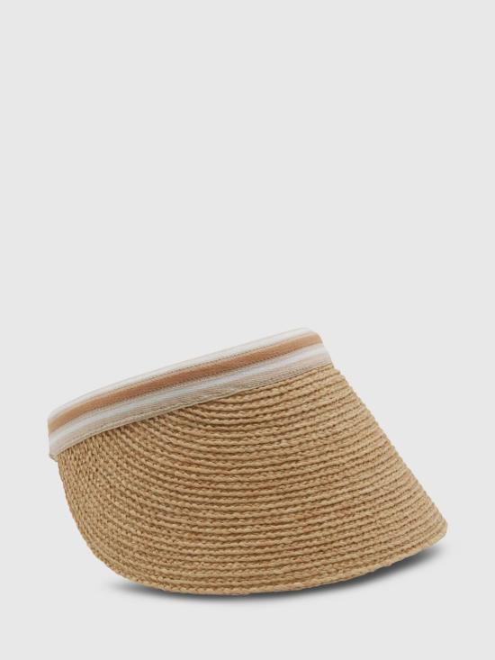 25FW 헬렌카민스키 버킷햇 HAT51794 Natural Nougat Stripe Beige - HELEN KAMINSKI