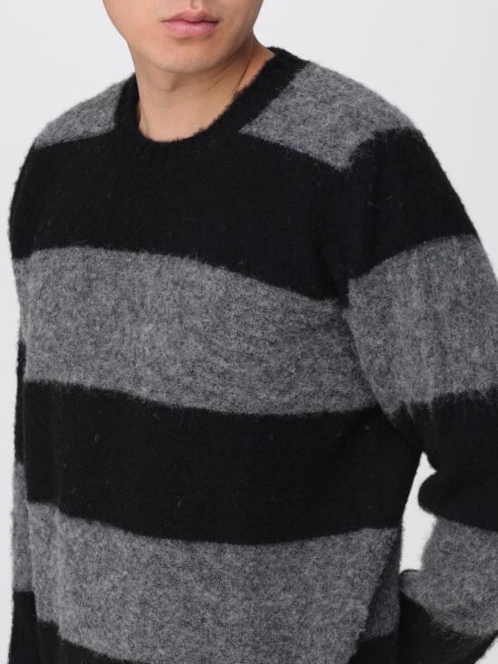 25FW 하울린 쉐기 베어 스웨터 SHAGGYBEARCH BLACKISH Black - HOWLIN