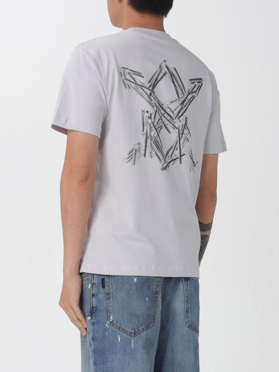 25FW 데일리 페이퍼 반팔 티셔츠 2521046 GREY White - DAILY PAPER