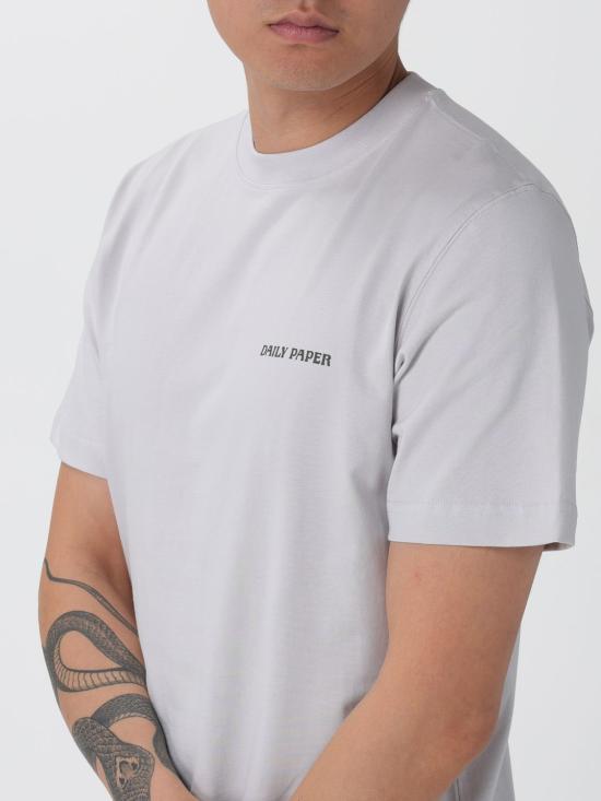 25FW 데일리 페이퍼 반팔 티셔츠 2521046 GREY White - DAILY PAPER
