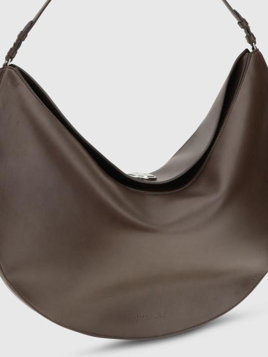 25FW 자크뮈스 오발로 숄더백 BAW00437AC18A08 890 Brown - JACQUEMUS
