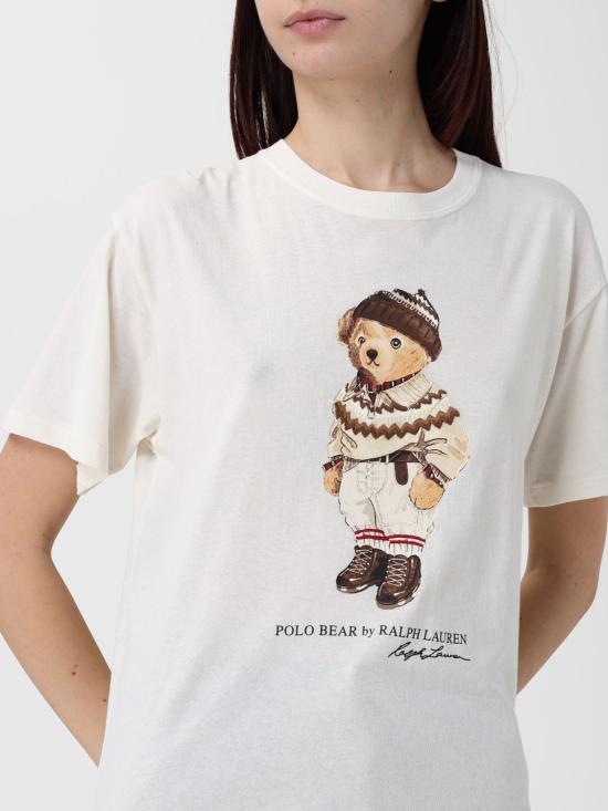 25FW 폴로 랄프로렌 반팔 티셔츠 211A87162 001 White - POLO RALPH LAUREN