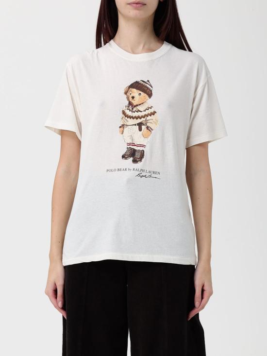 25FW 폴로 랄프로렌 반팔 티셔츠 211A87162 001 White