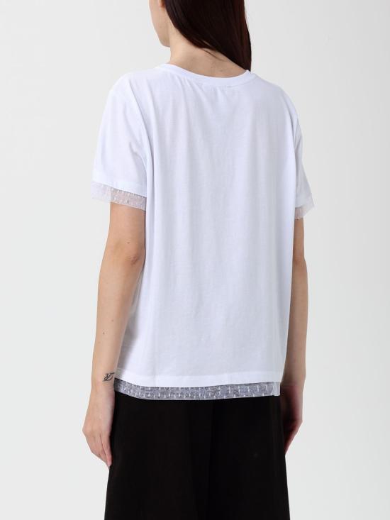 25FW 트윈셋 반팔 티셔츠 252TT2311 00001 White - TWINSET