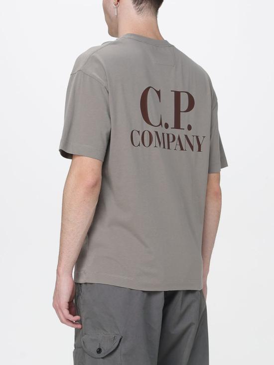 25FW 씨피 컴퍼니 반팔 티셔츠 19CMTS103A005100W 356 Beige - C.P. COMPANY