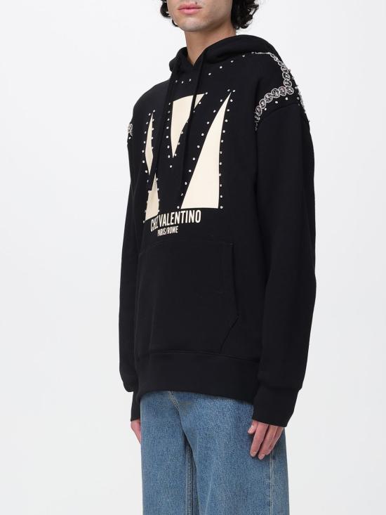 25FW 발렌티노 가라바니 긴팔 티셔츠 MF28NB1J 0NO Black - VALENTINO GARAVANI