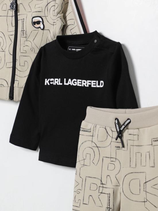 25FW [키즈] 칼라거펠트 오버롤 Z30661 211 Sand - KARL LAGERFELD