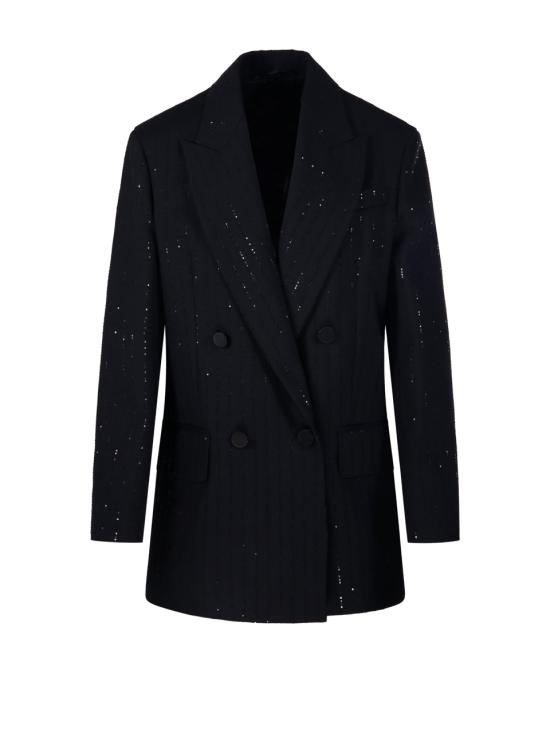 25FW 막스마라 피아노포르테 수트 자켓 2521046044600 001 NERO