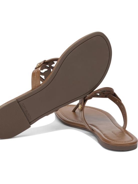 26SS 토리버치 밀러 샌들 50008694204 Brown - TORY BURCH