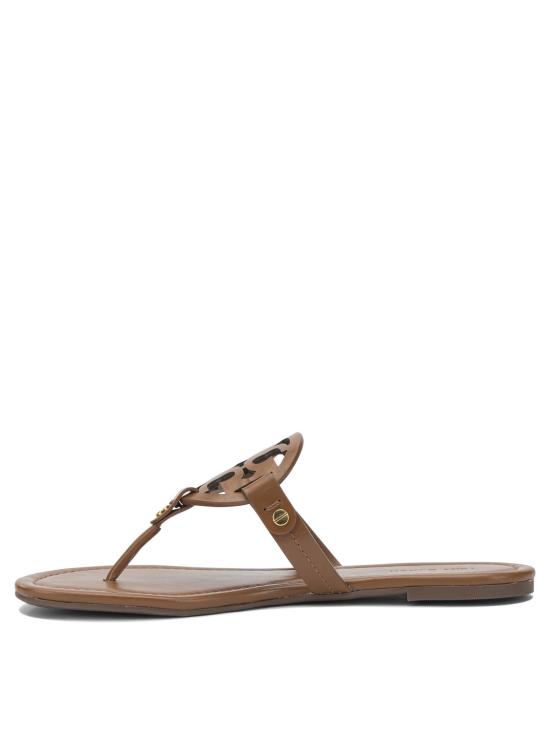 26SS 토리버치 밀러 샌들 50008694204 Brown - TORY BURCH