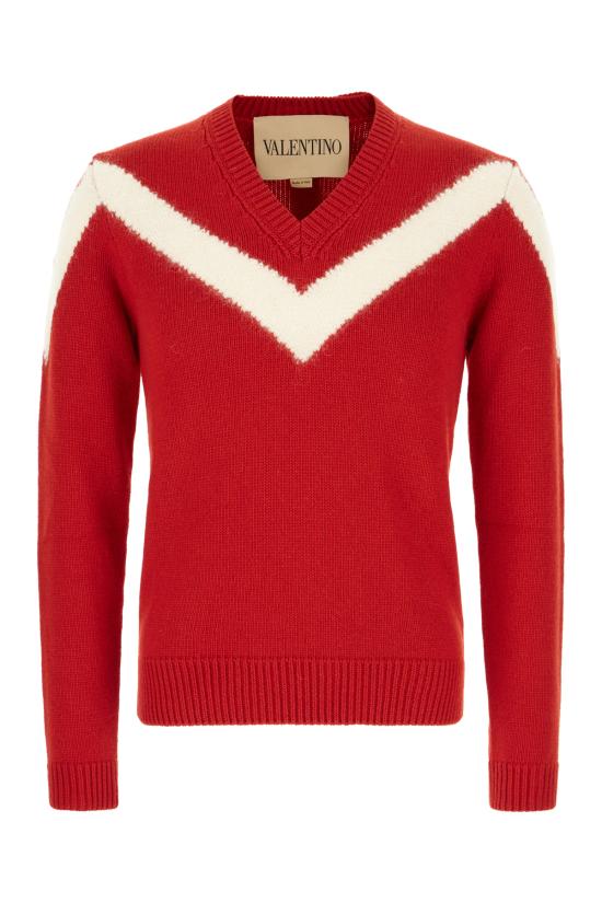 25FW 발렌티노 가라바니 스웨터 7V0KC35QB5G BRT ROSSOAVORIO