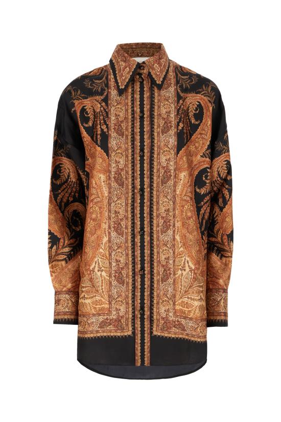 25FW 짐머만 블라우스 9999TF251 BLKP BLACK PAISLEY