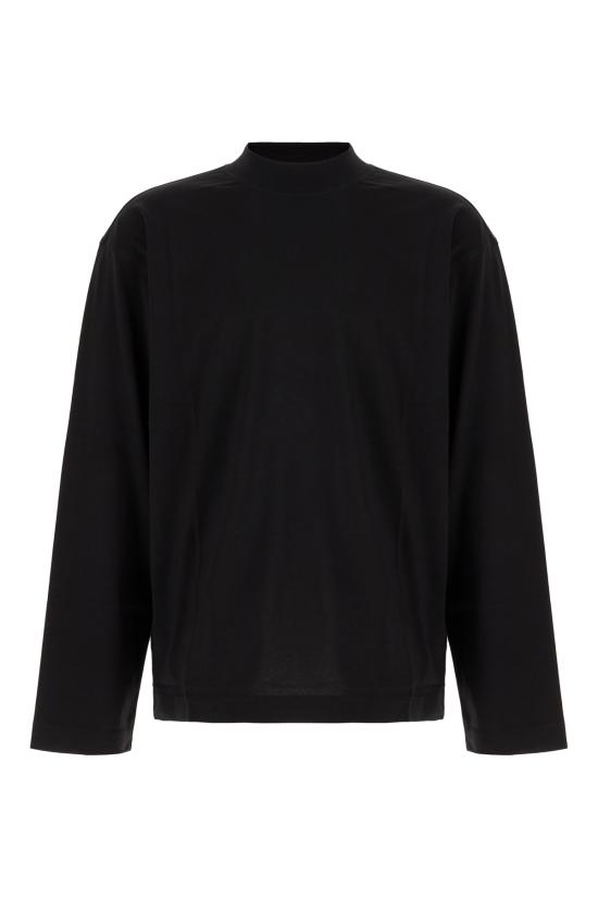 25FW 드리스 반 노튼 반팔 티셔츠 2520211042600 900 BLACK