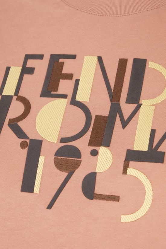 25FW 펜디 반팔 티셔츠 FS7254AVF9 F1T6N Rosa - FENDI