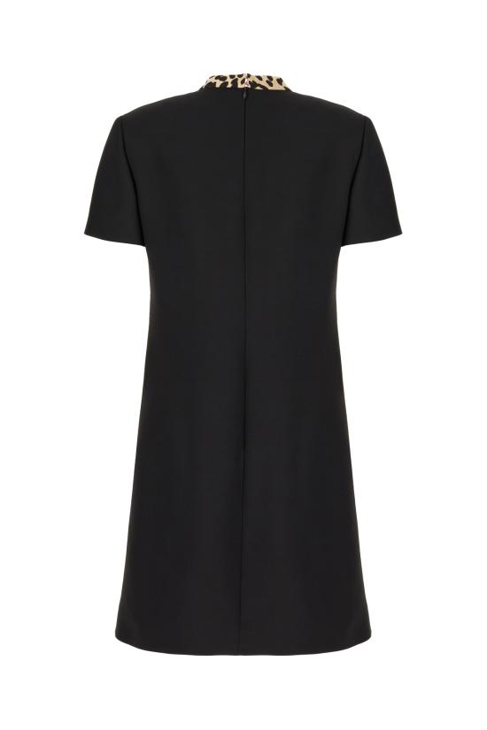 25FW 발렌티노 가라바니 원피스 7B3VAFH51CF BNH NERO LEOPARDATO - VALENTINO GARAVANI