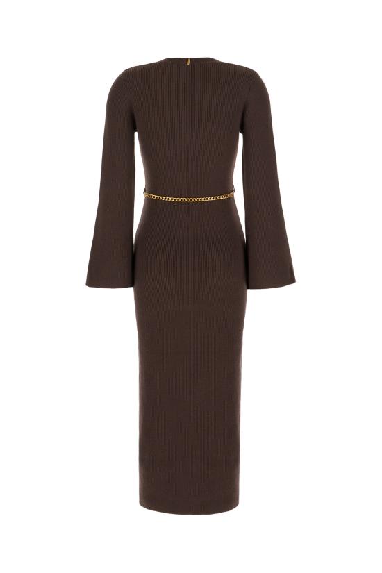 25FW 마이클 코어스 미디 원피스 MF5835G4VR 201 CHOCOLATE - MICHAEL KORS