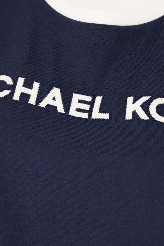 25FW 마이클 코어스 반팔 티셔츠 MF551WN2ZU 409 MIDNIGHT BLUE - MICHAEL KORS