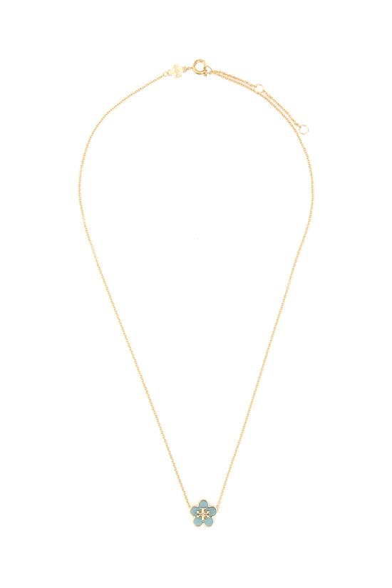 25FW 토리버치 키라 플라워 네크리스 158996 702 TORY GOLDBLUE
