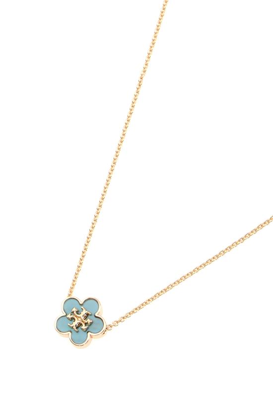25FW 토리버치 키라 플라워 네크리스 158996 702 TORY GOLDBLUE - TORY BURCH