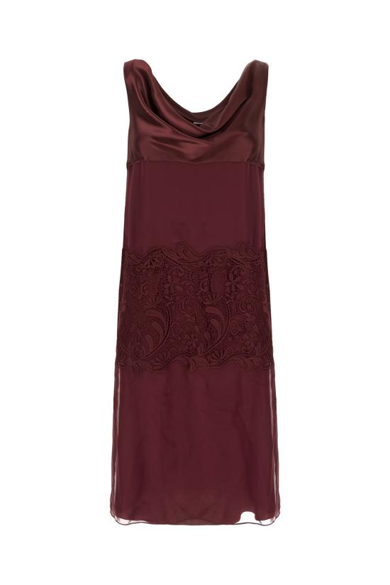 25FW 살바토레 페라가모 롱 원피스 788203 003 PLUM PLUM PLUM