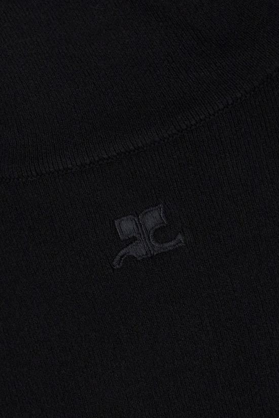 25FW 쿠레쥬 터틀넥 425MPU260FI0001 9999 BLACK - COURREGES