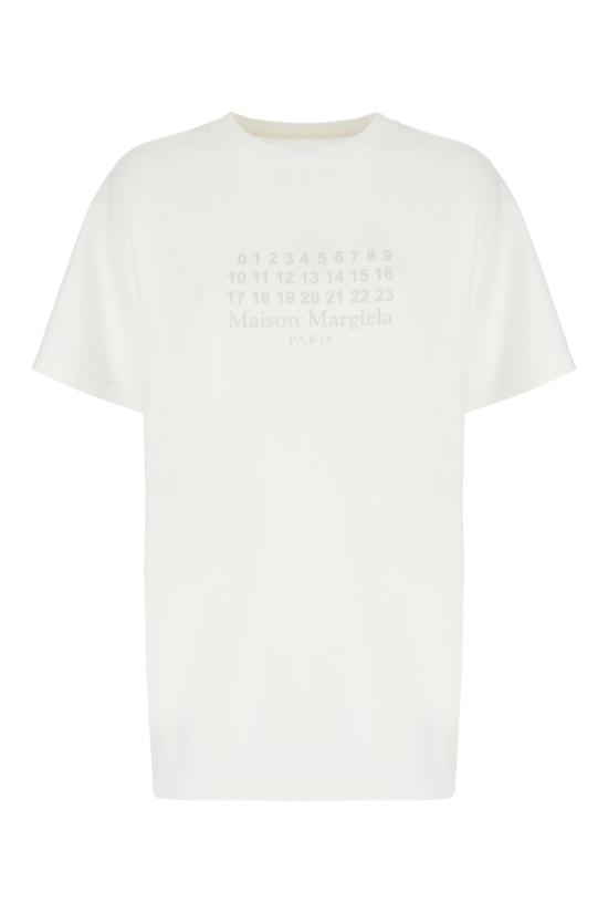 25FW 마르지엘라 반팔 티셔츠 S29GC0307S24575 101 OFF WHITE