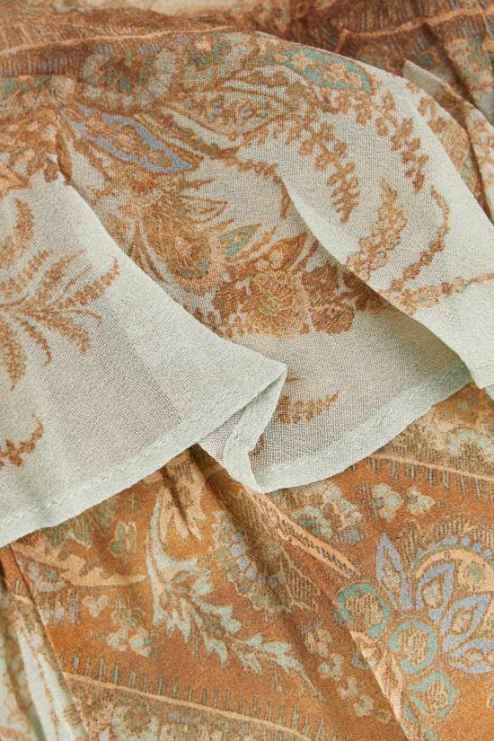 25FW 짐머만 5181TF252 MIPAI MINT PAISLEY - ZIMMERMANN