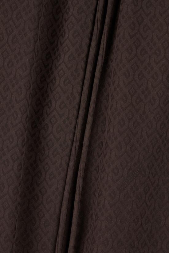 25FW 버버리 지오메트릭 실크 블라우스  8115914 C3824 HAWK BROWN IP PAT - BURBERRY