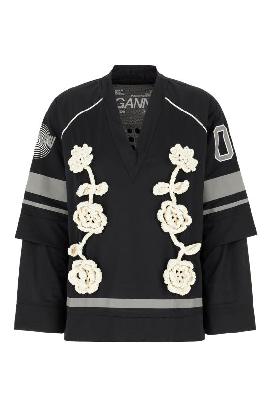 25FW 가니 반팔 티셔츠 T43923667 099 BLACK