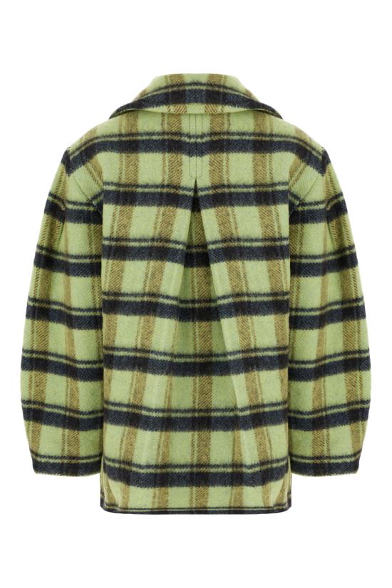 25FW 가니 코트 W09927104 558 LIME SHERBET - GANNI