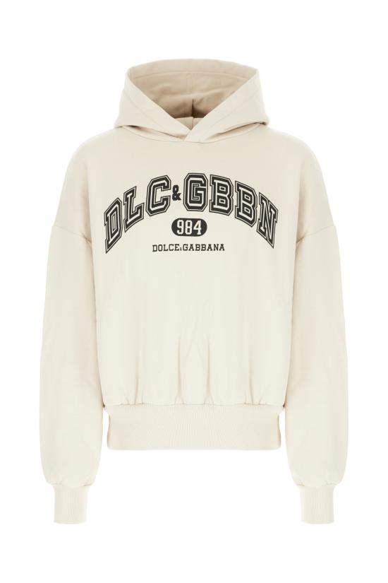 25FW 돌체앤가바나 후드 티셔츠 G9BJGTG7PLO M2037 Beige chiaro