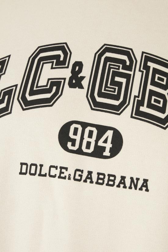 25FW 돌체앤가바나 후드 티셔츠 G9BJGTG7PLO M2037 Beige chiaro - DOLCE & GABBANA