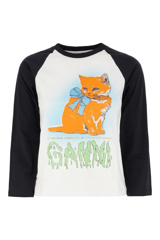 25FW 가니 반팔 티셔츠 T43413575 151 BRIGHT WHITE